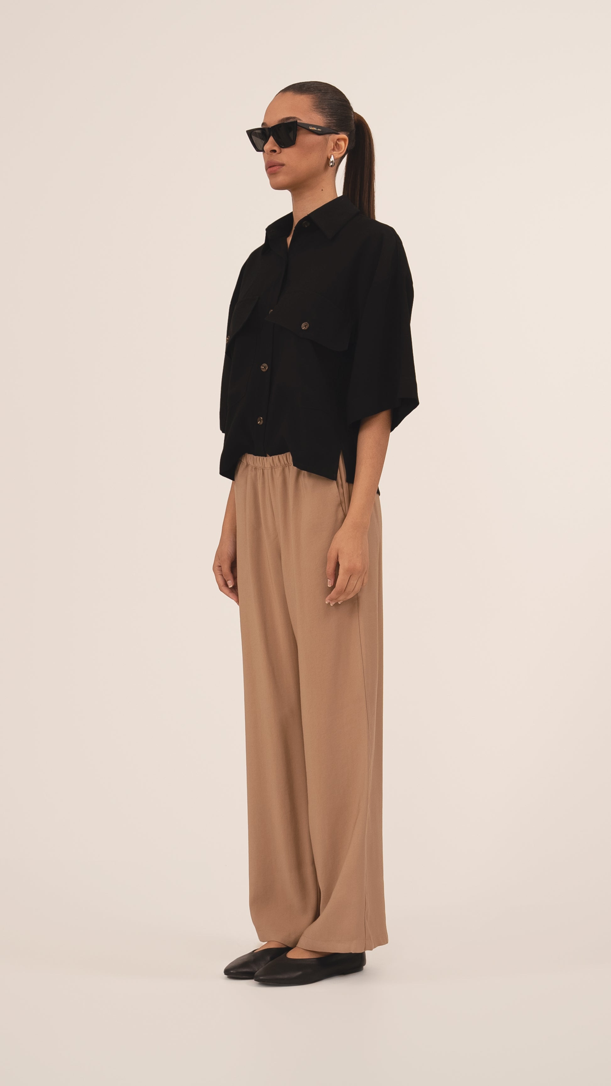The Travel Pant - Camel BOTTOMS Parentezi