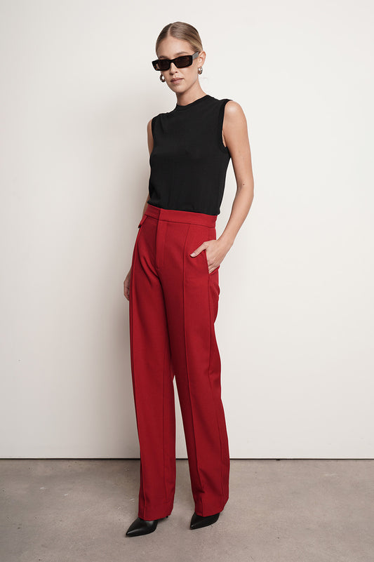 Hadley Trouser - Red BOTTOMS Parentezi