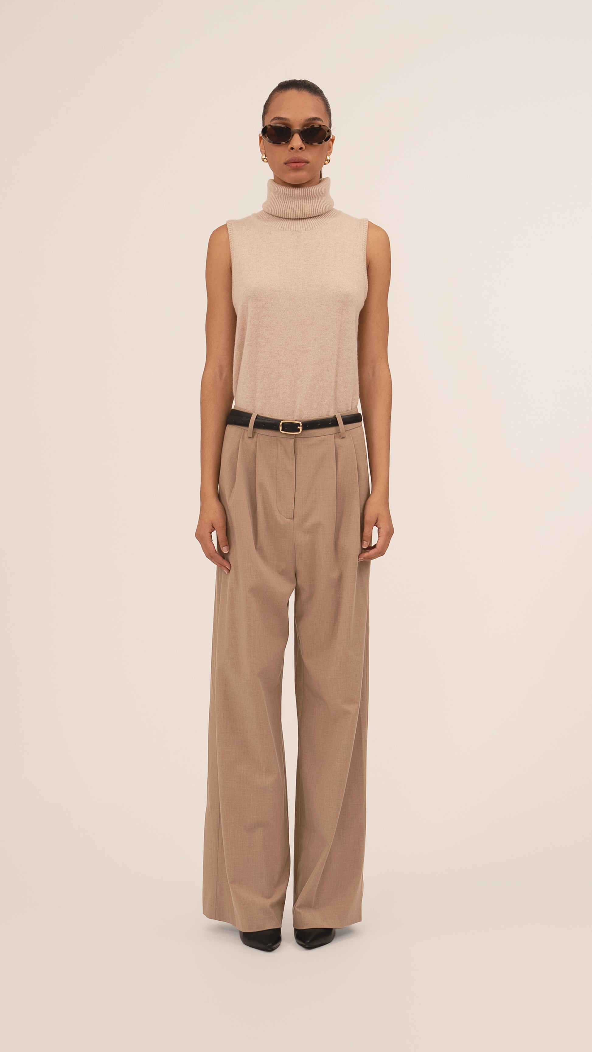 Nadine Trousers - Taupe Pants Parentezi