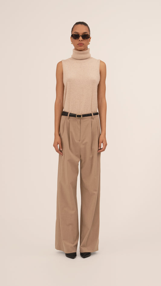 Nadine Trousers - Taupe Pants Parentezi
