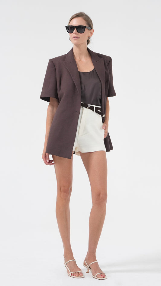 Lele Blazer - Chocolate Blazer Parentezi Chocolate XS