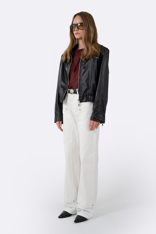 Milano Leather Jacket Tops Parentezi