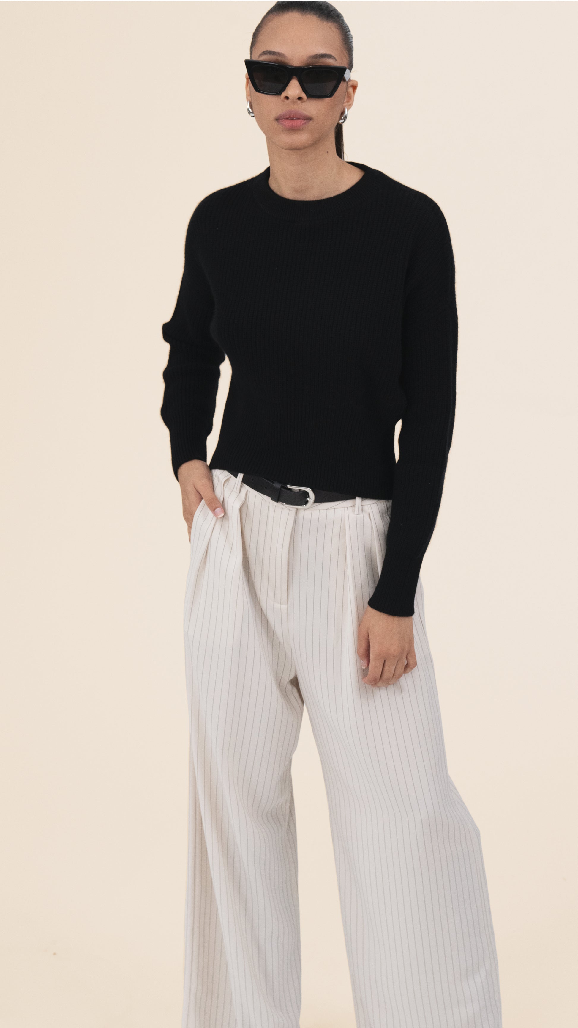 Nadine Trousers - Stripe BOTTOMS Parentezi