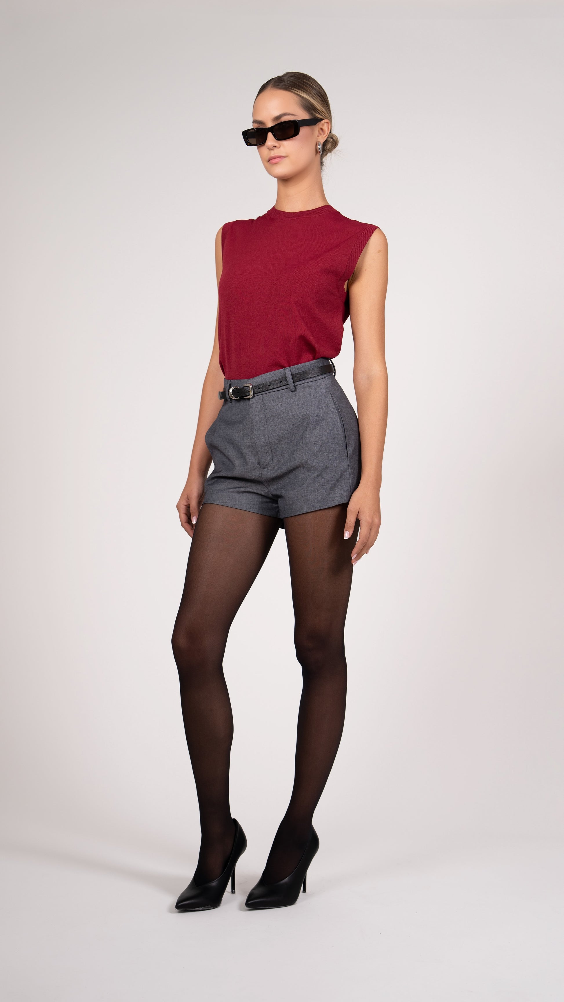 Camille Mini Short - Grey Shorts Parentezi