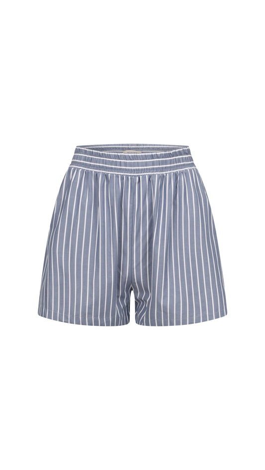 Cleo Shorts - Blue/White BOTTOMS Parentezi