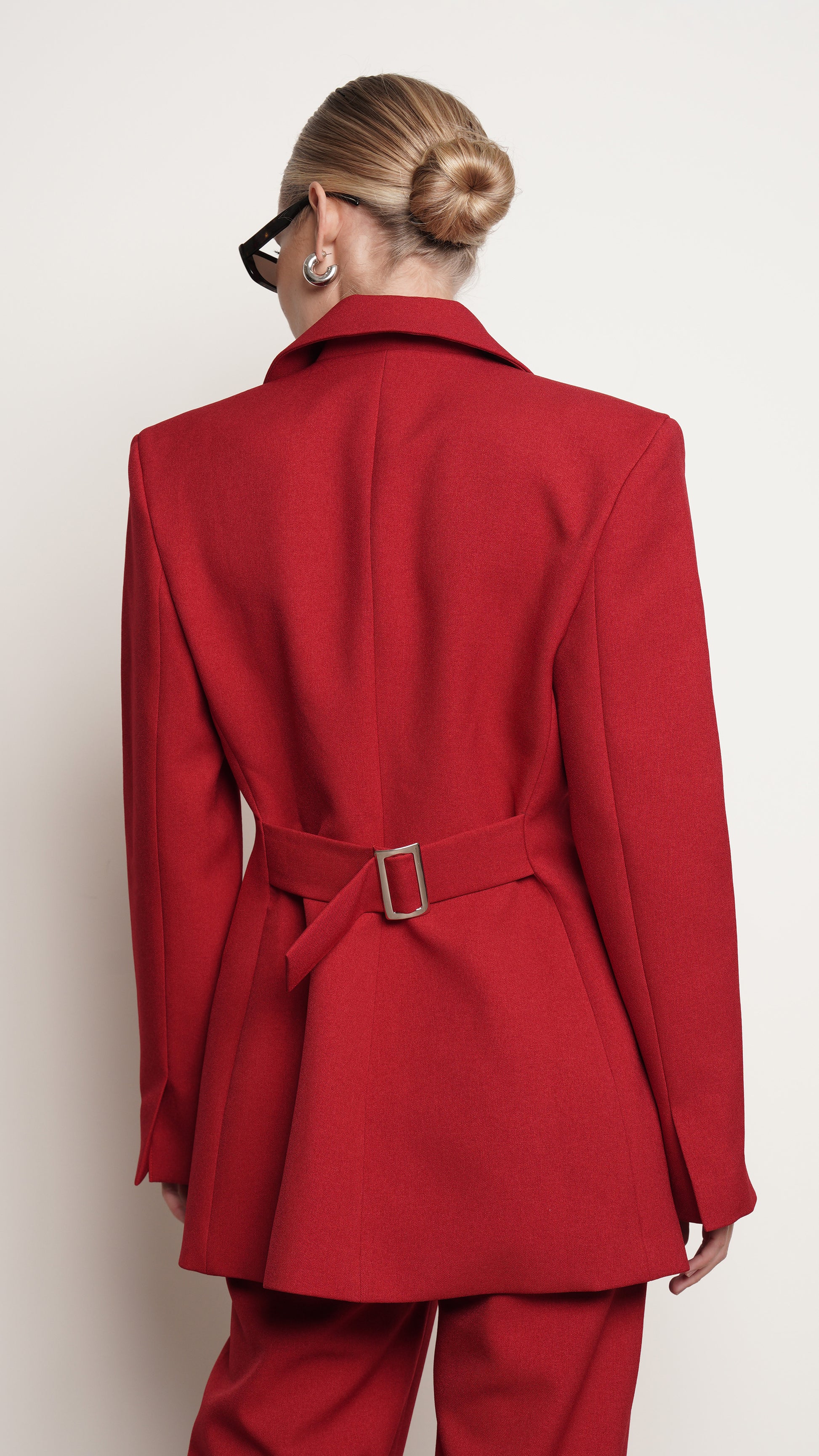 Daniela Blazer Dress - Red Blazer Parentezi