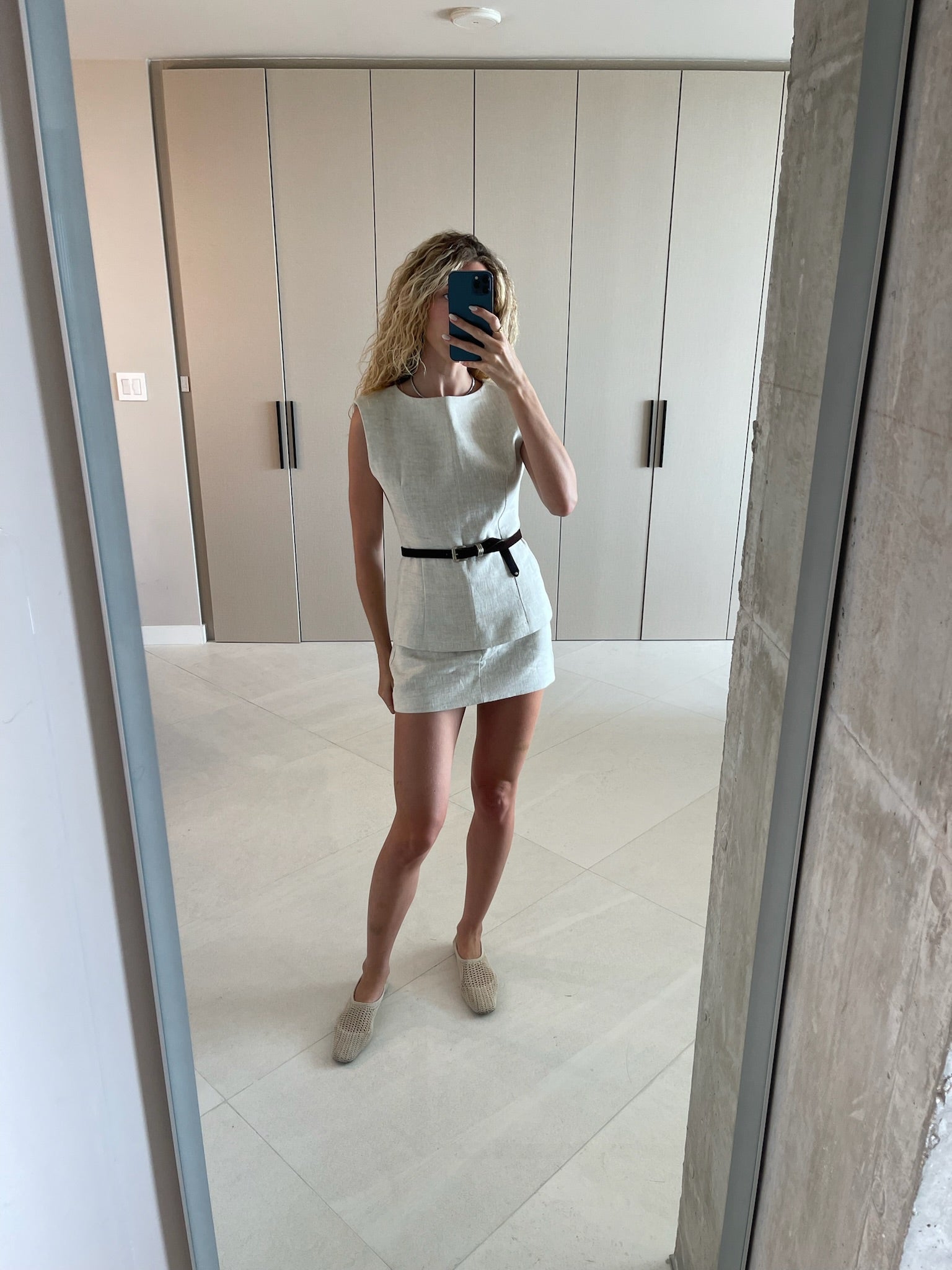 Celeste Skirt - Linen skirt Parentezi