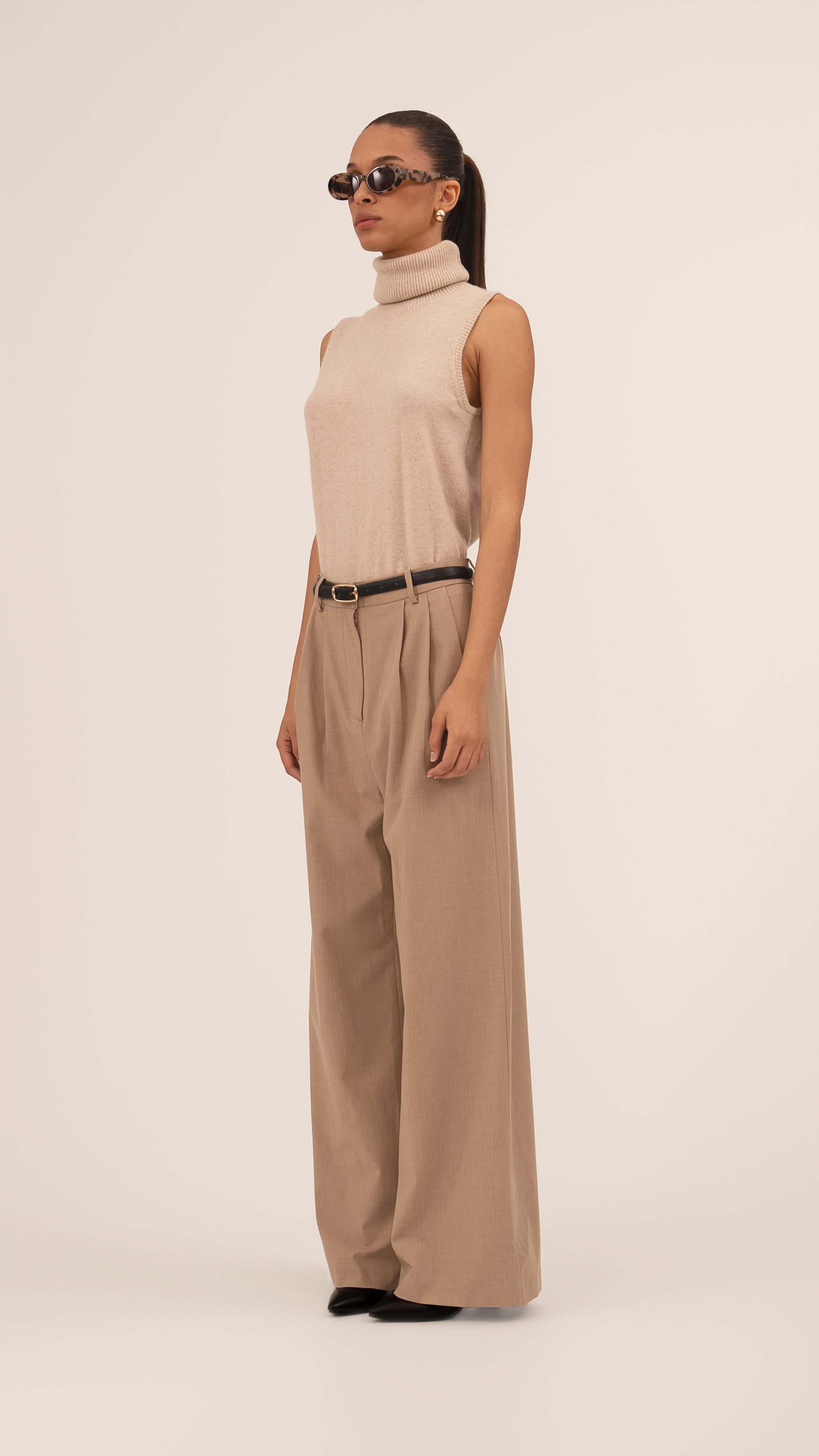 Nadine Trousers - Taupe Pants Parentezi