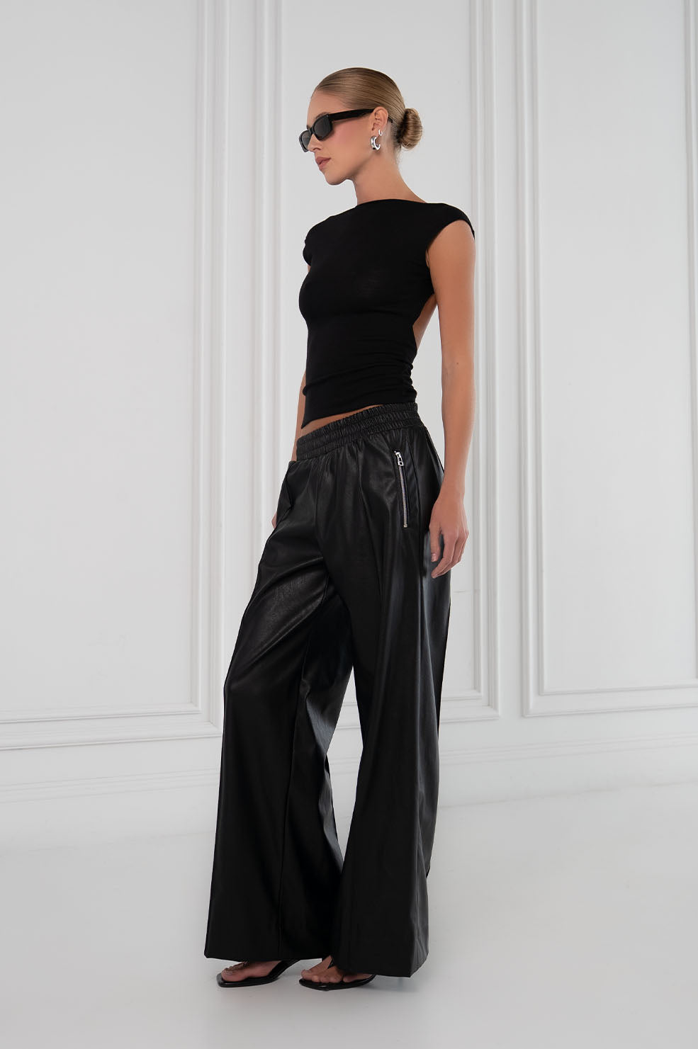 Veronica Top - Black Tops Parentezi