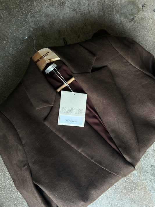 Ainoha Blazer - Chocolate Blazer Parentezi