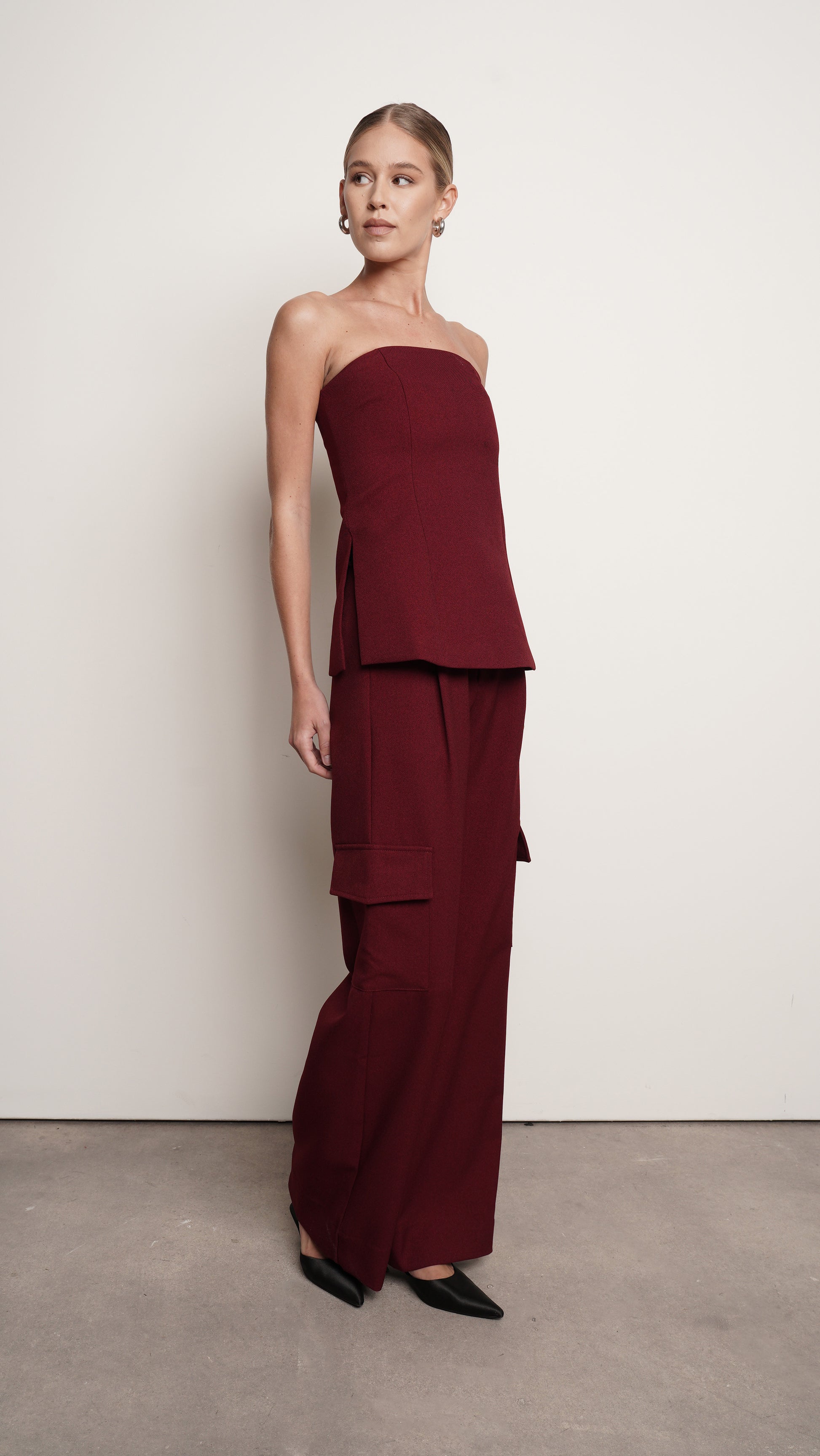 Piper Pant - Burgundy Pants Parentezi