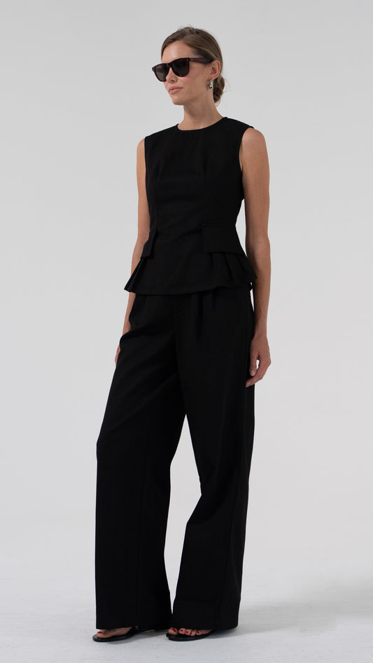 Thalia Pants - Black BOTTOMS Parentezi Black XS