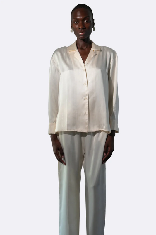 Anouk Pants - Ivory BOTTOMS Parentezi