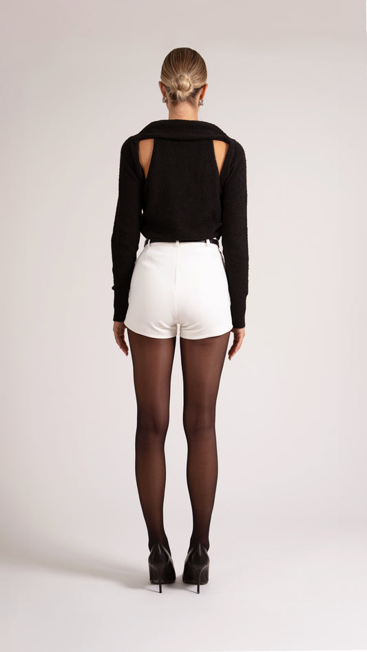 Wrapped Sweater - Black Parentezi