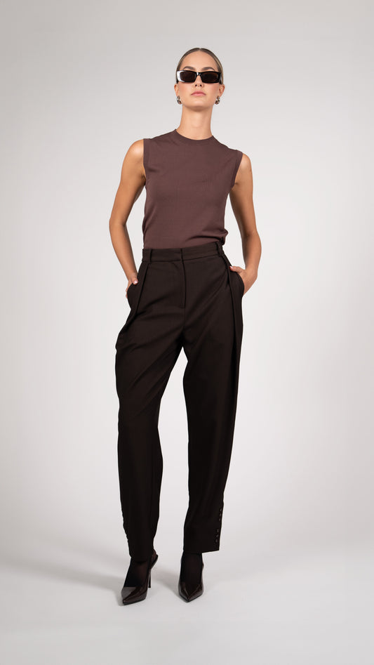 Olympia Trousers - Chocolate Parentezi