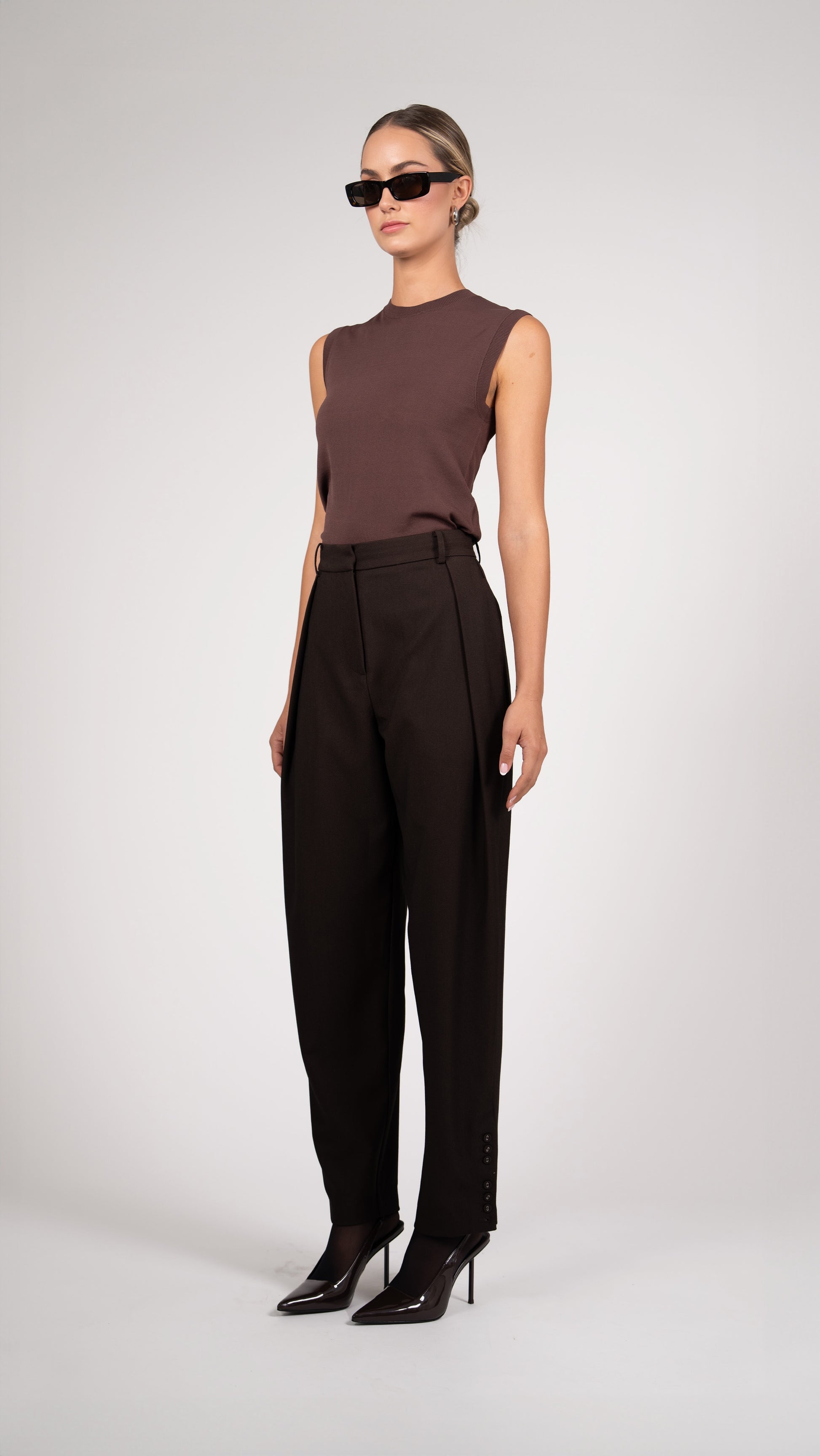 Olympia Trousers - Chocolate Parentezi