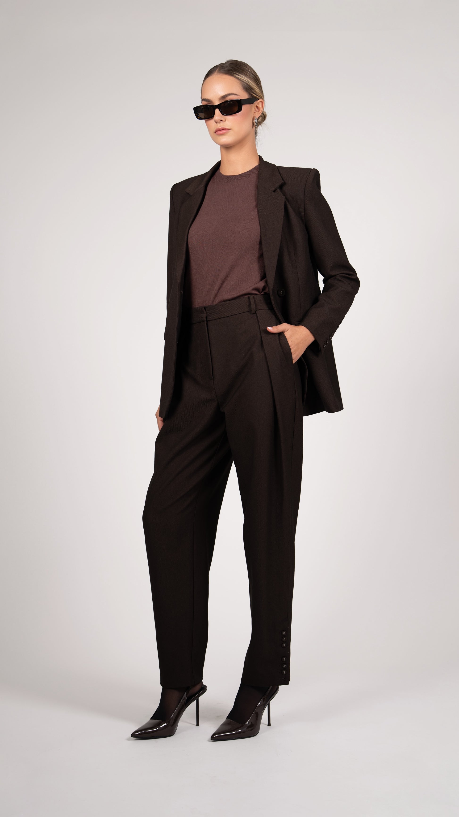 Olympia Trousers - Chocolate Parentezi