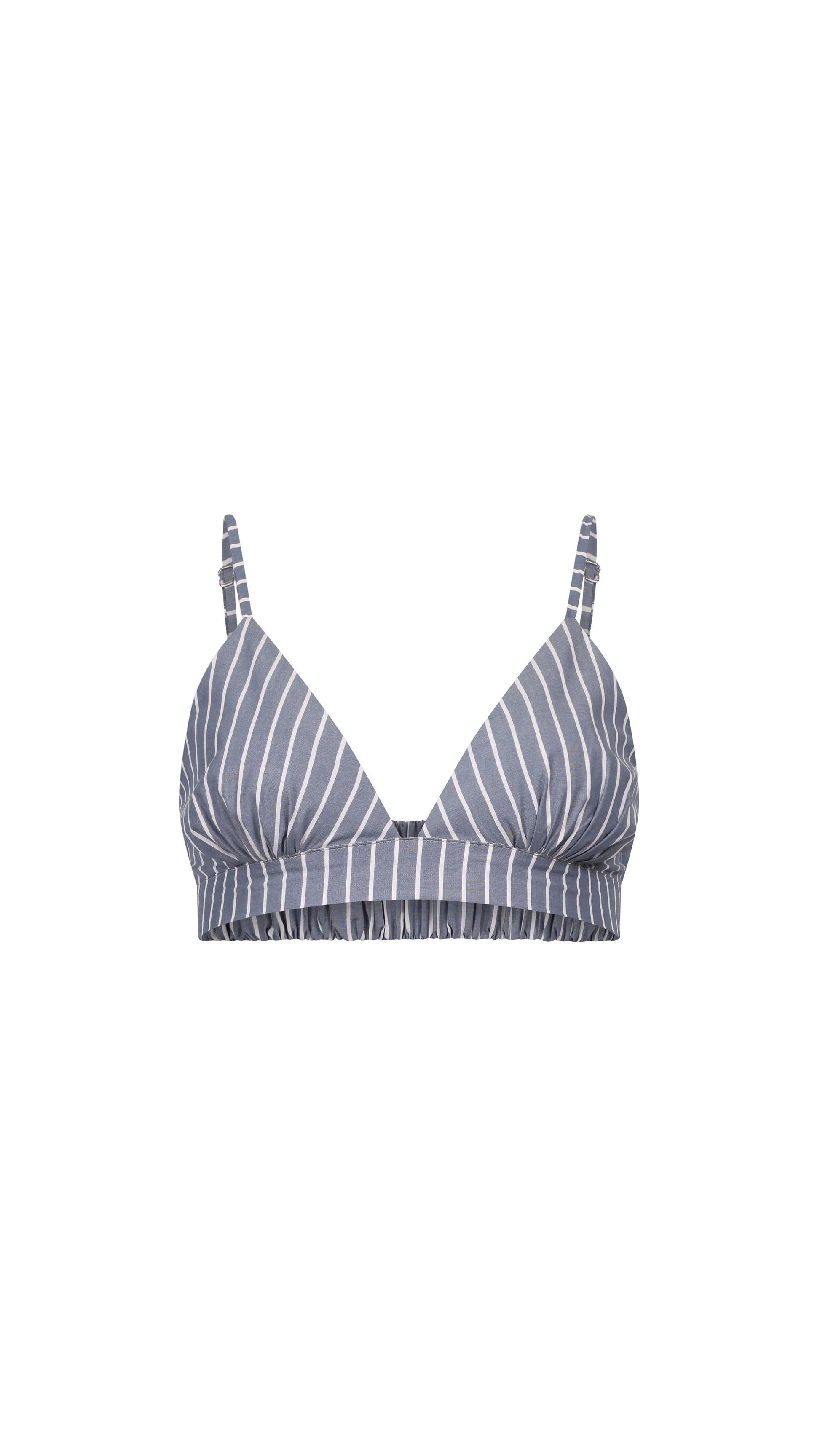 Bria Bralette- Blue/White Tops Parentezi