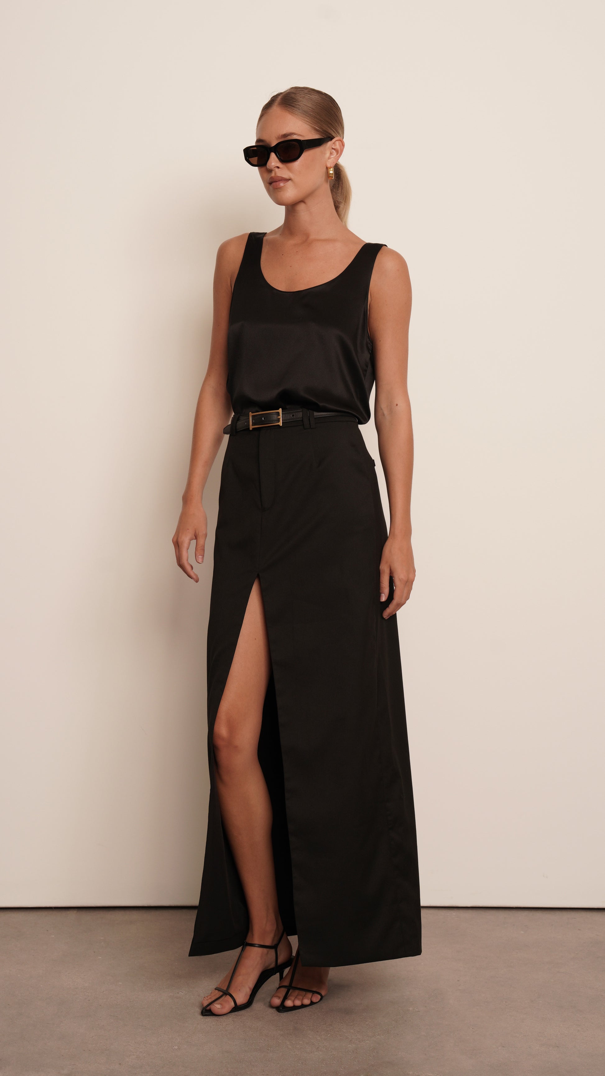 Anna Maxi Skirt - Black skirt Parentezi