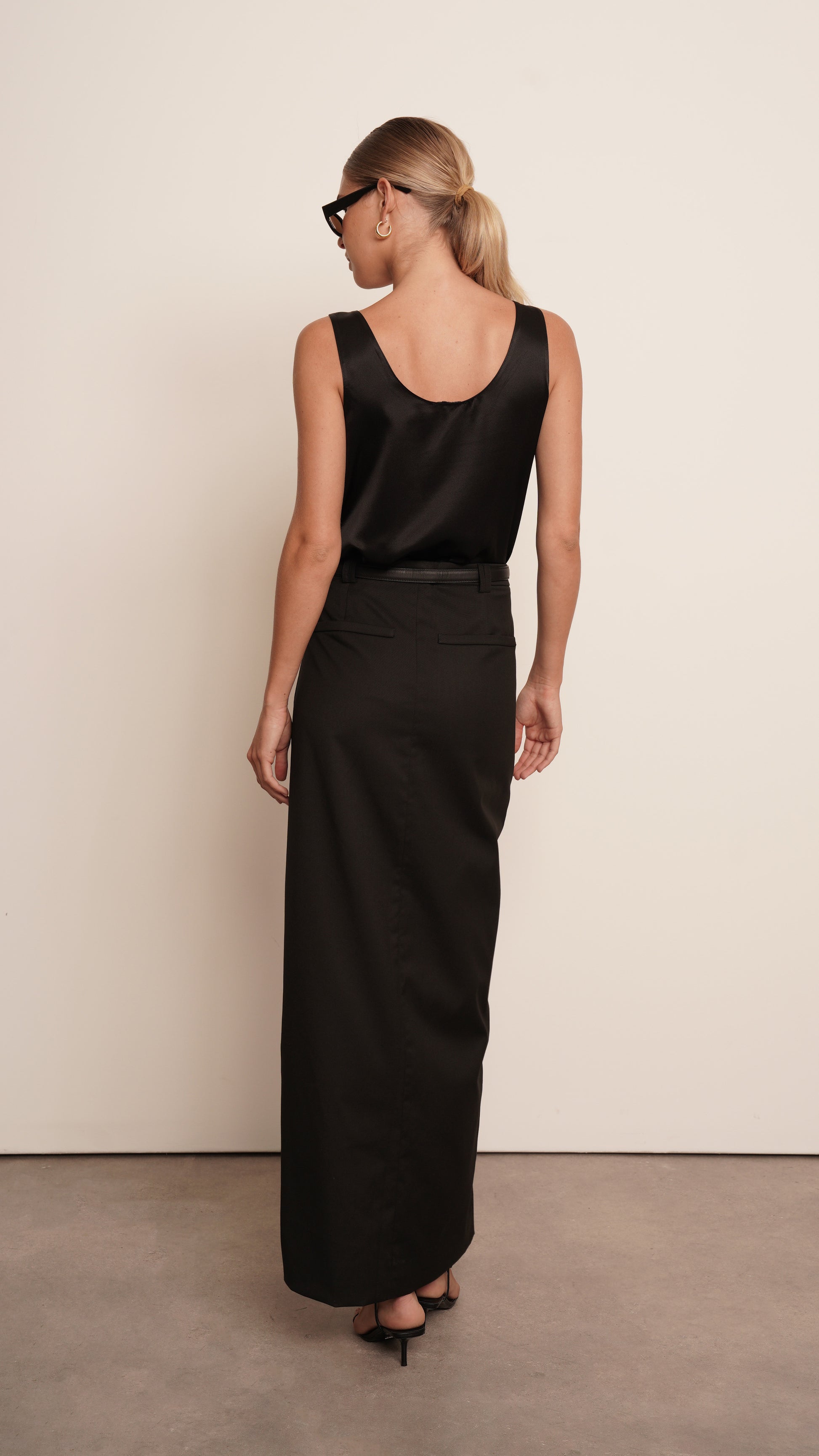 Anna Maxi Skirt - Black skirt Parentezi