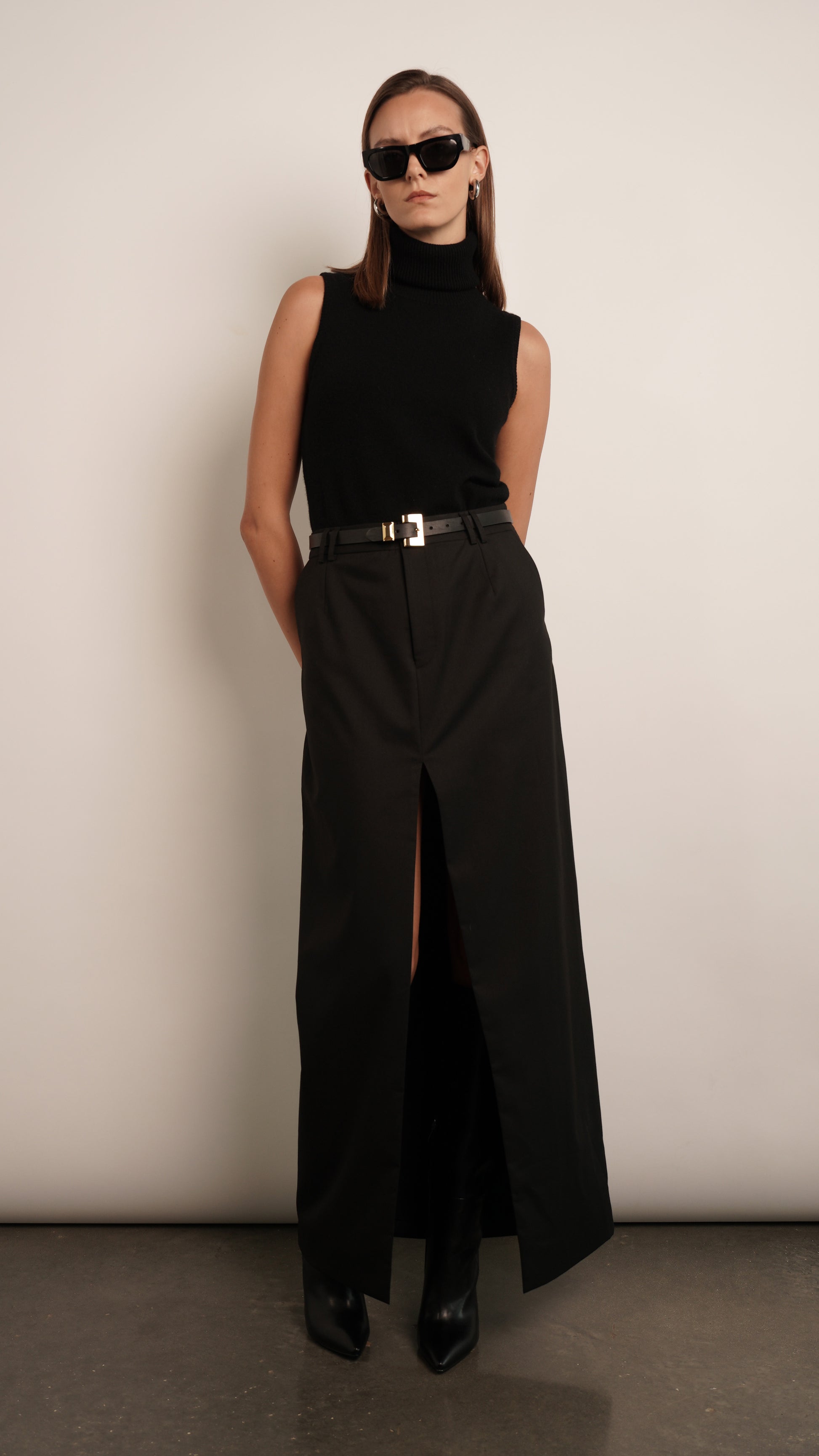 Anna Maxi Skirt - Black skirt Parentezi