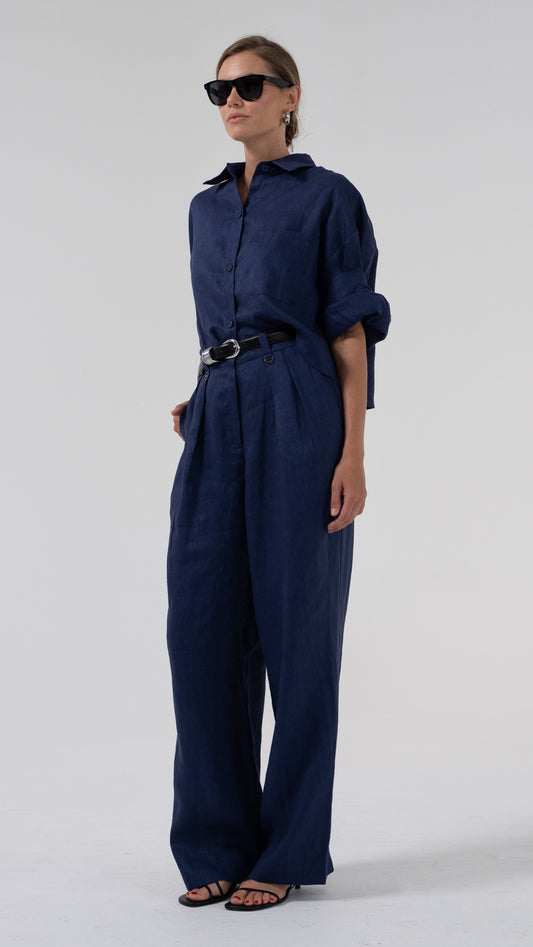 Romy Pants - Denim BOTTOMS Parentezi