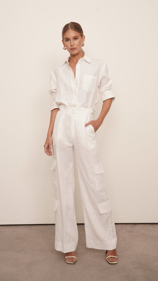 Bruna Shirt - White Parentezi