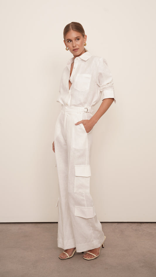 Bruna Shirt - White Parentezi