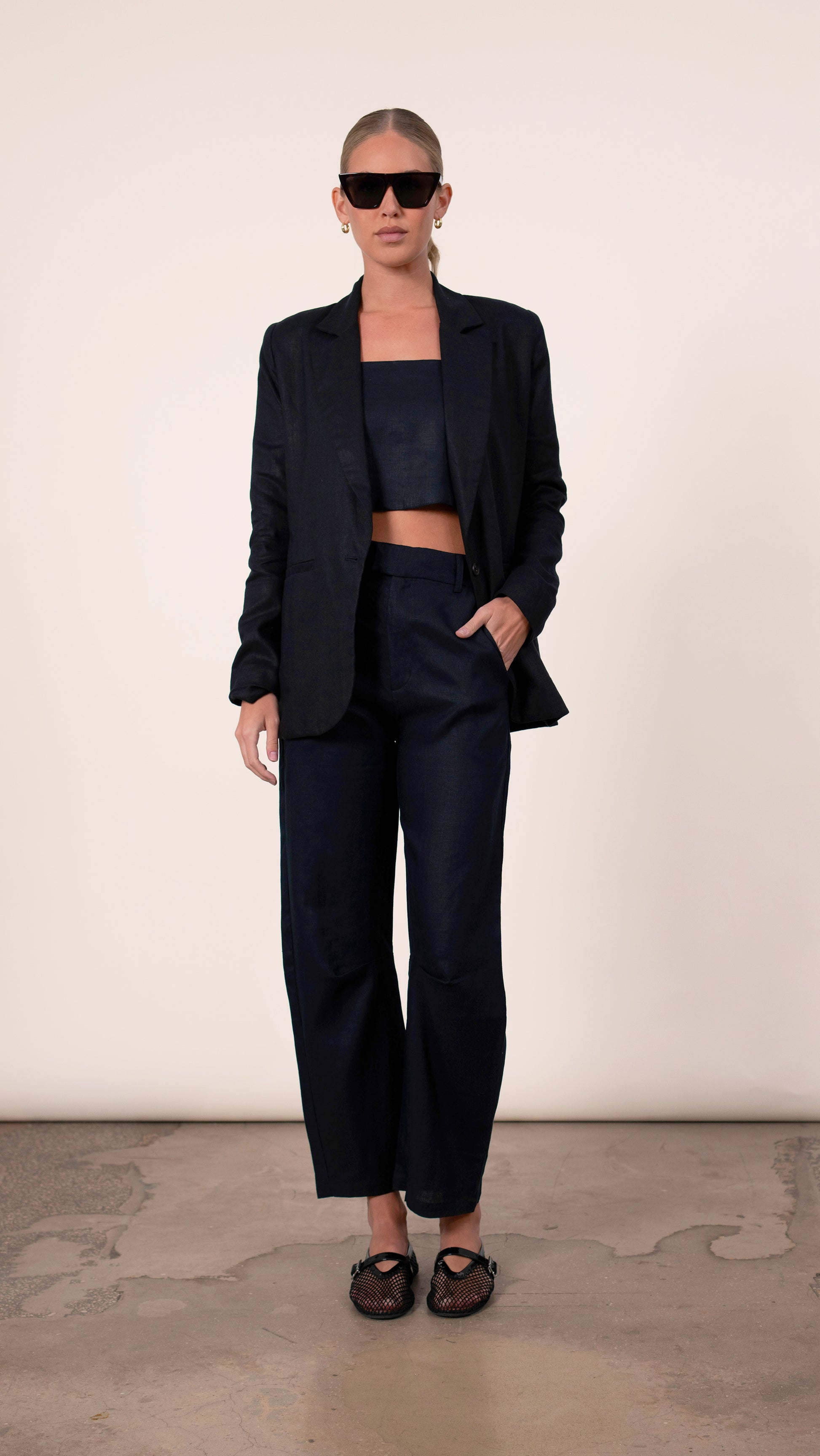Ainoha Blazer - Black Blazer parentezi