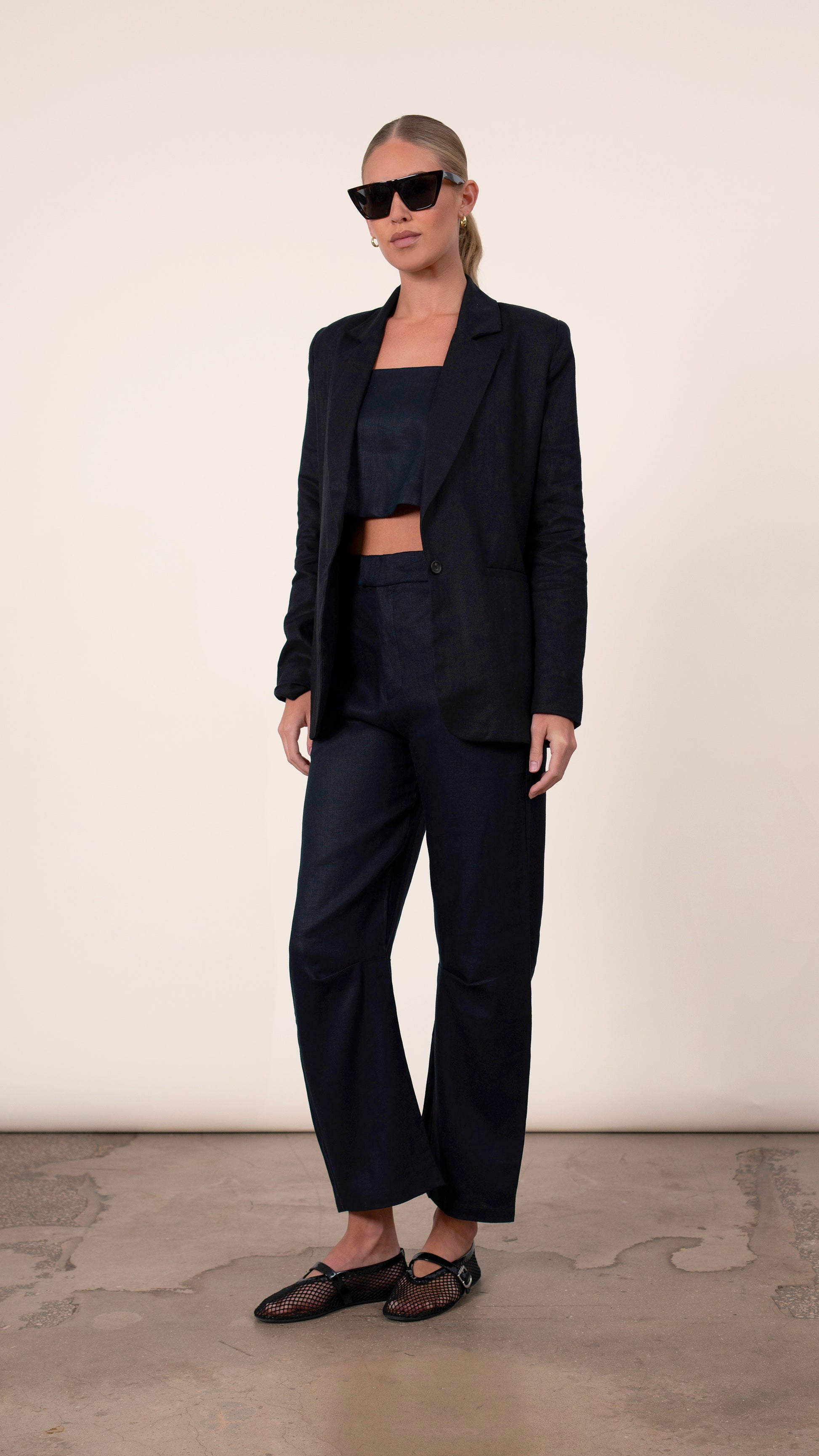 Ainoha Blazer - Black Blazer parentezi