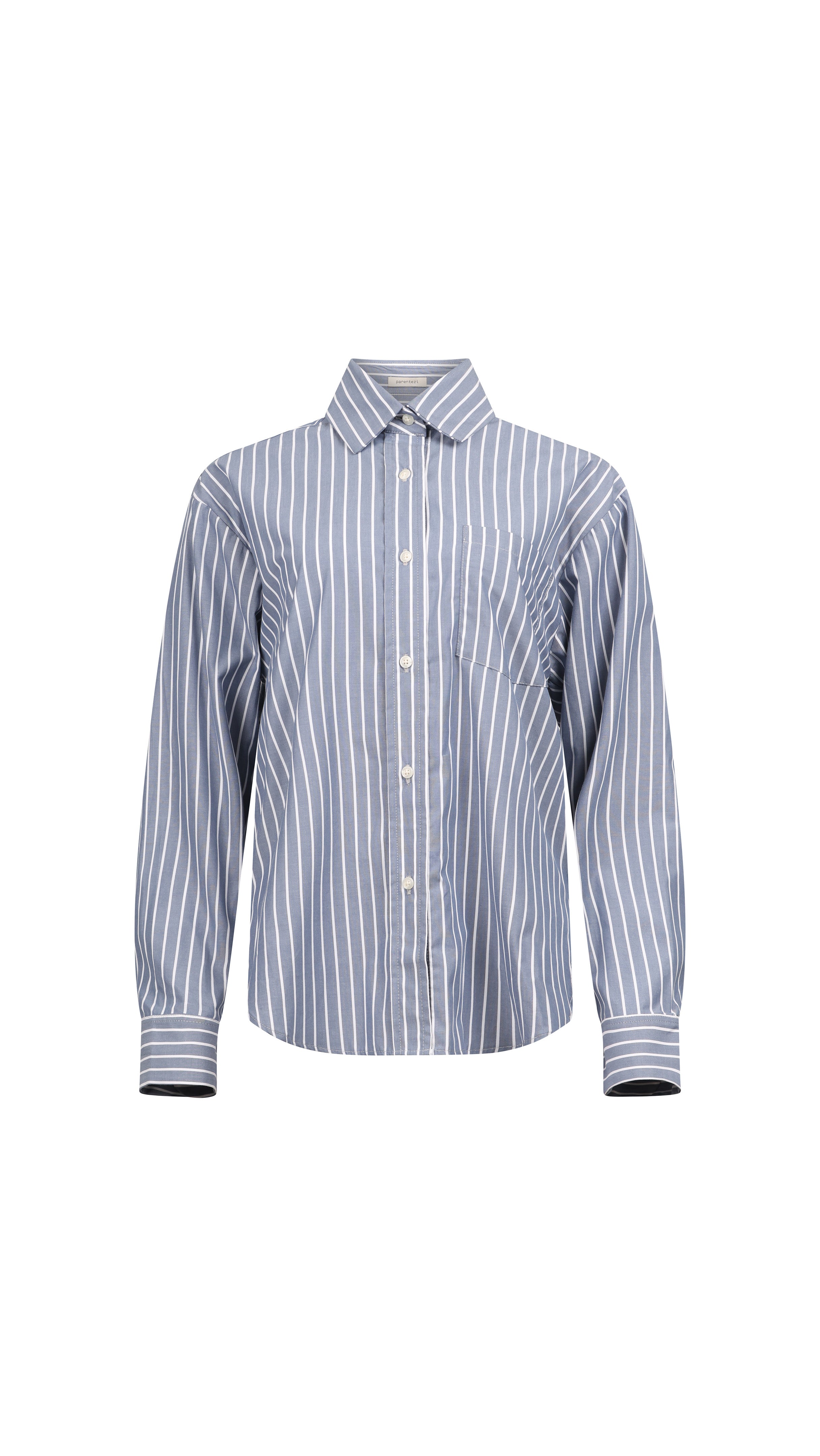 Amelia Stripe Cashmere Polo Tee
