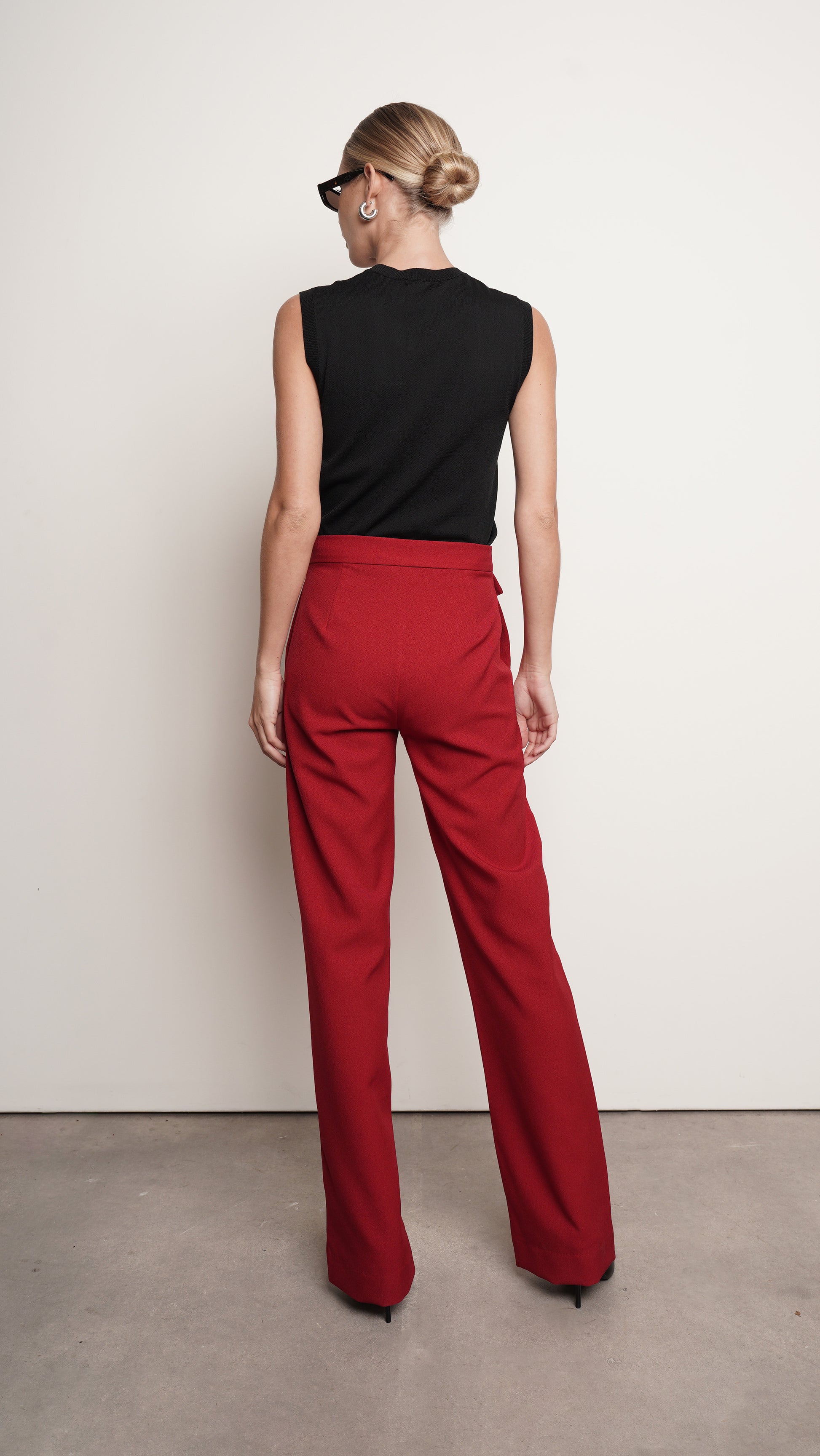 Hadley Trouser - Red BOTTOMS Parentezi