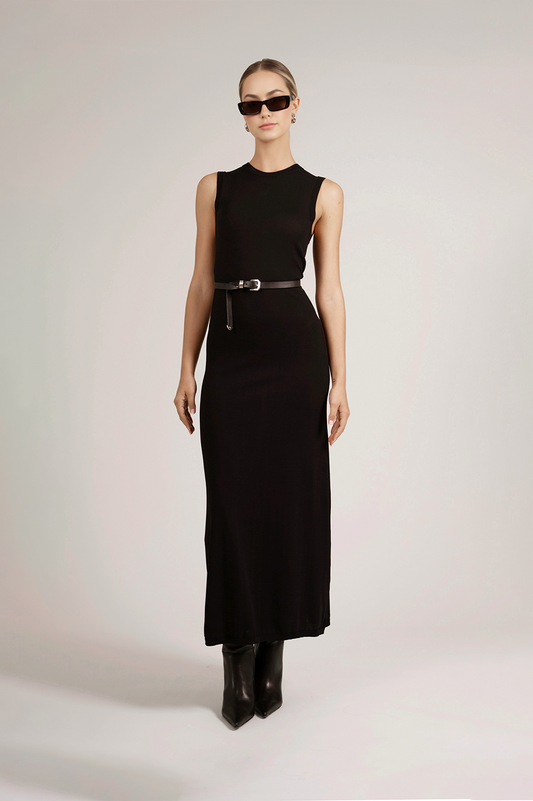Marylin Knit Dress- Black Dress Parentezi