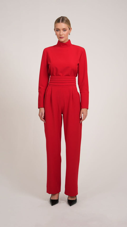 Tuxedo Pant - Red Pants Parentezi
