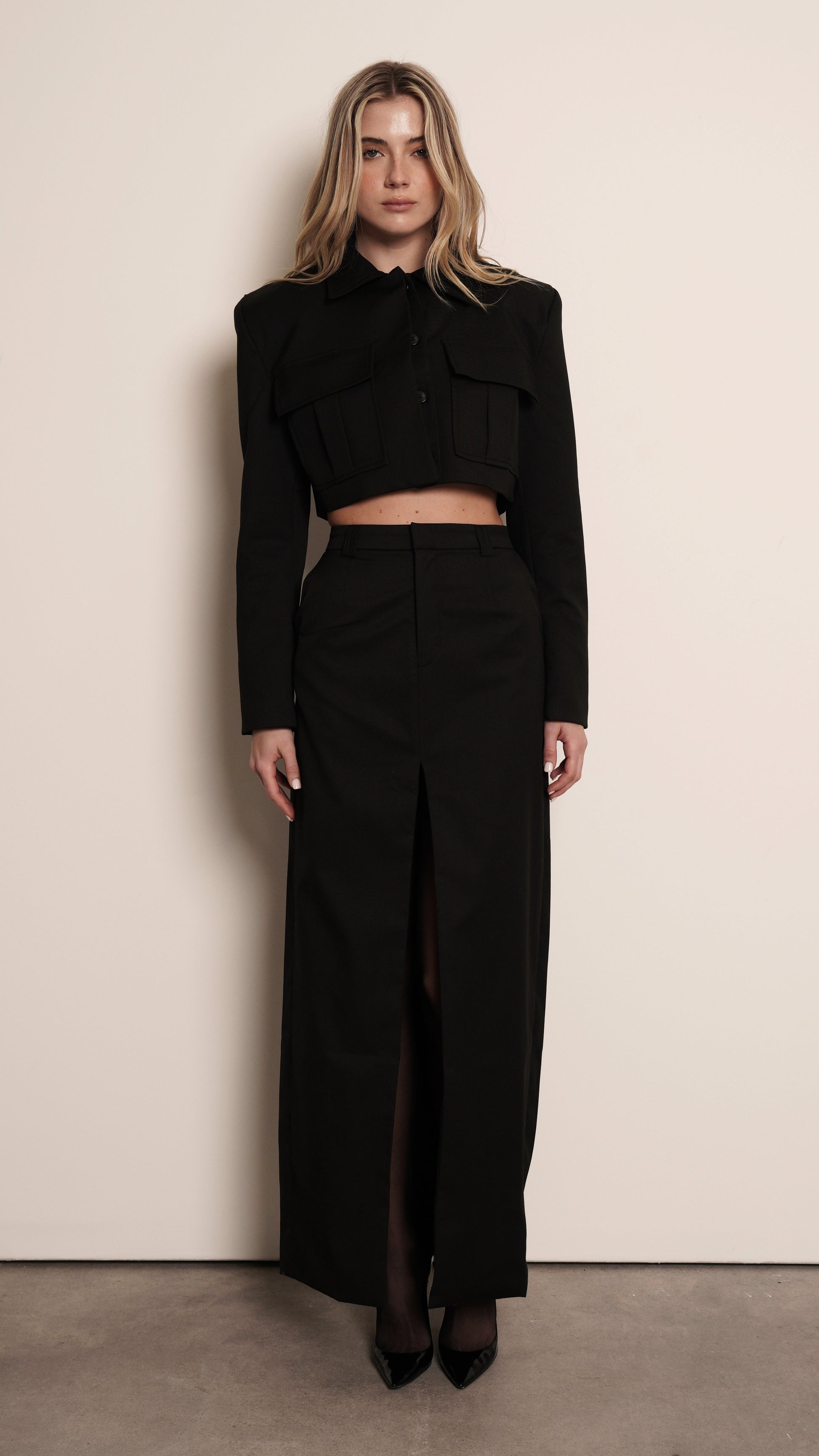 Anna Maxi Skirt - Black skirt Parentezi