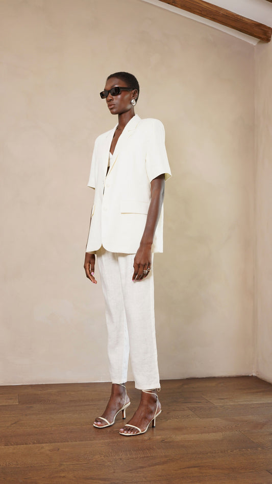 Dinah Trousers - Ivory Pants Parentezi
