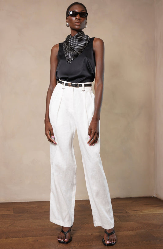 Romy Pants - White BOTTOMS Parentezi White XS