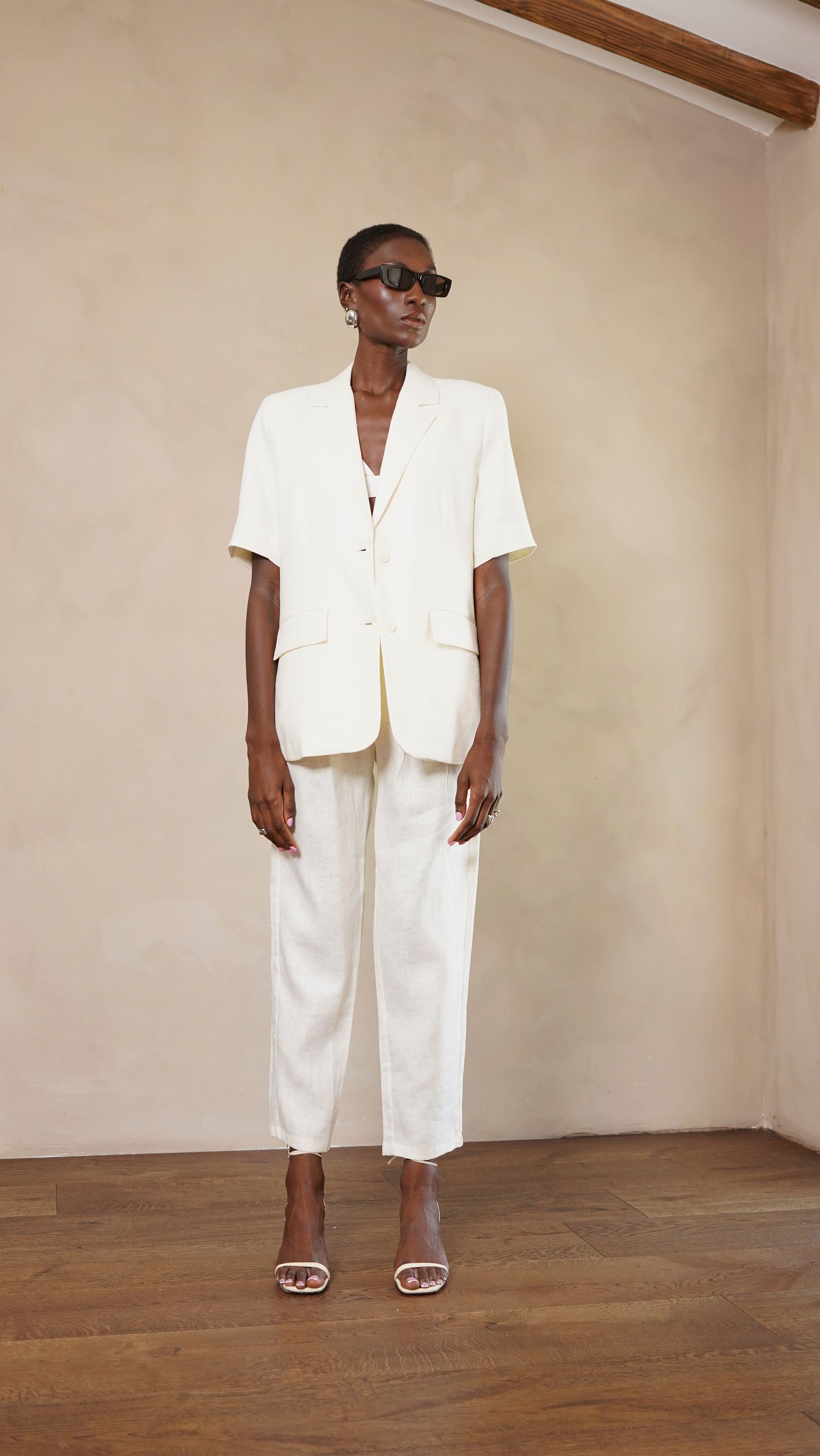 Dinah Trousers - Ivory Pants Parentezi