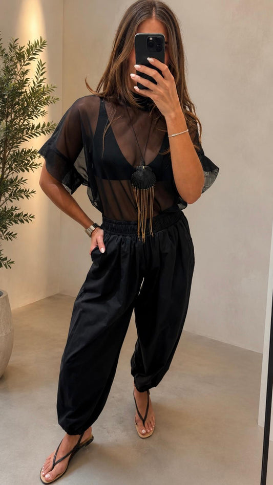 Scarlett Sheer Top Tops Parentezi
