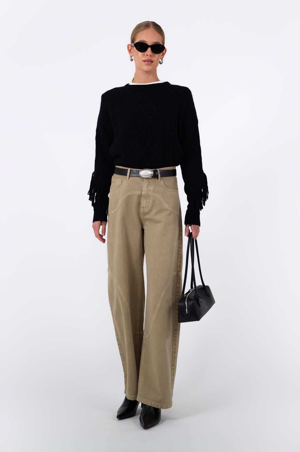 Zion Sweater - Black Tops Parentezi