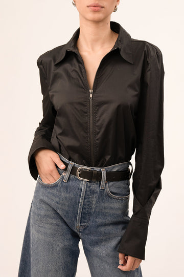 The Poplin Shirt - Black