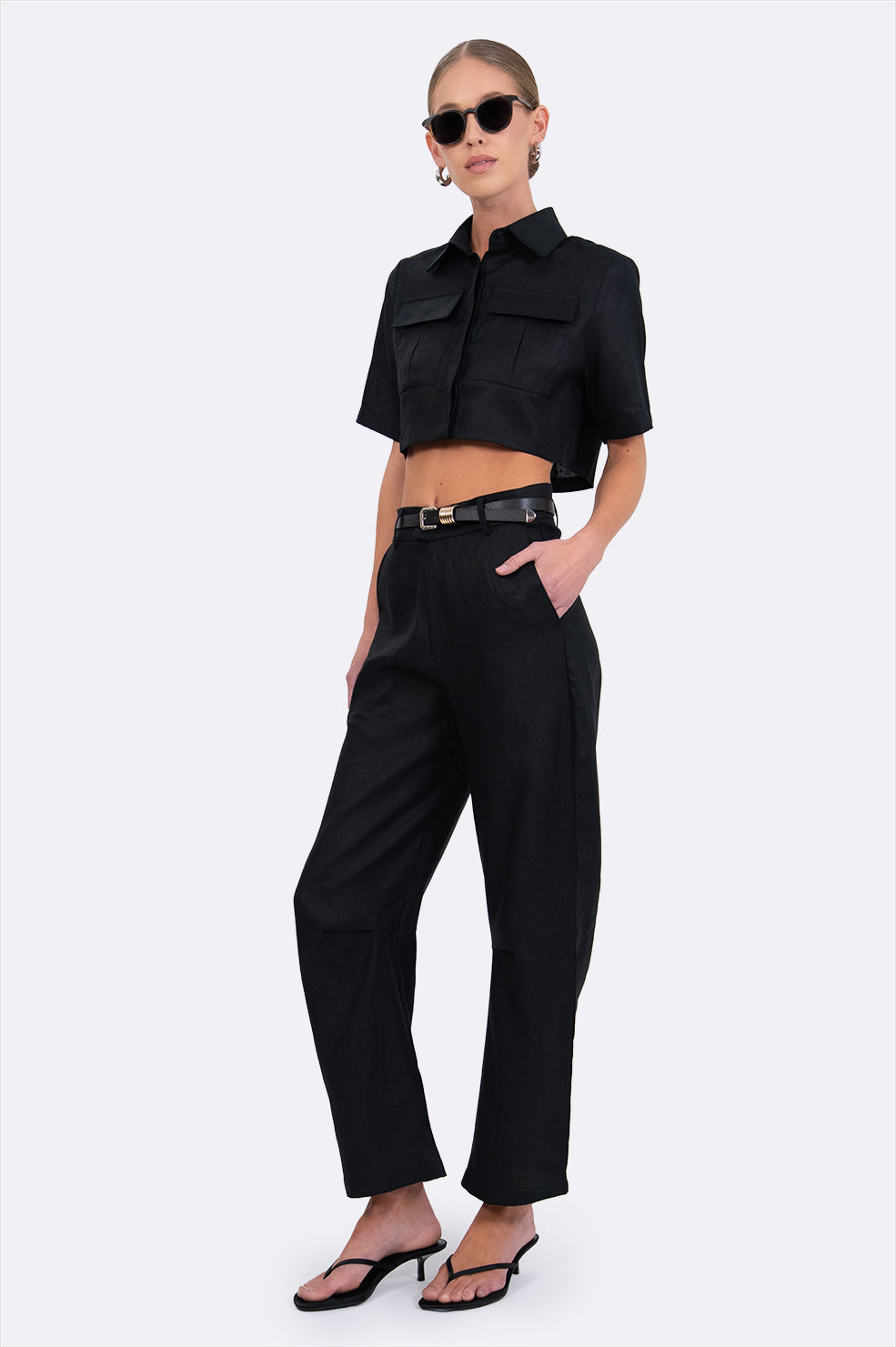 Hania Trousers - Black BOTTOMS Parentezi