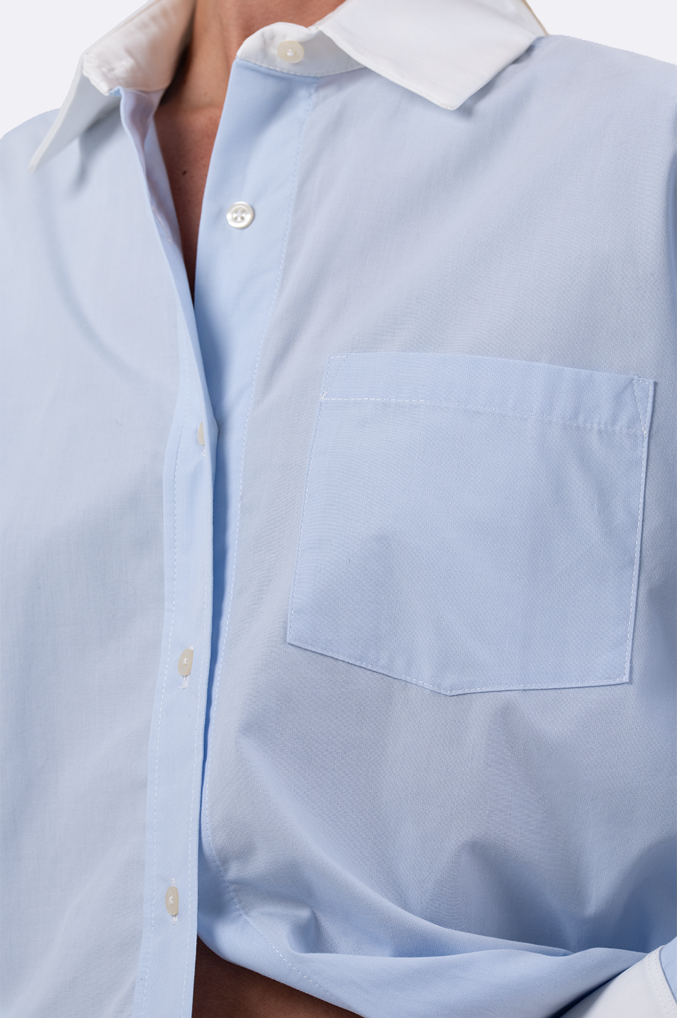 Kristen Poplin Shirt Tops Parentezi