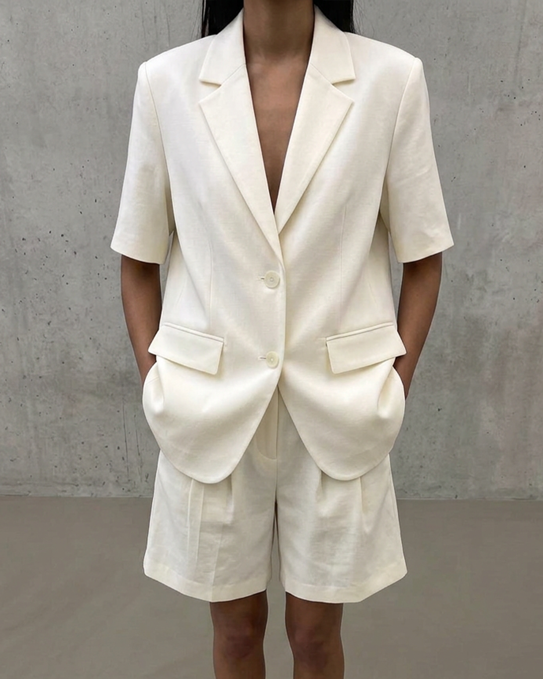 Julietta Shorts - Ivory Shorts Parentezi