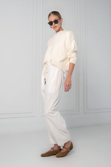 Lexi Pant - White BOTTOMS Parentezi