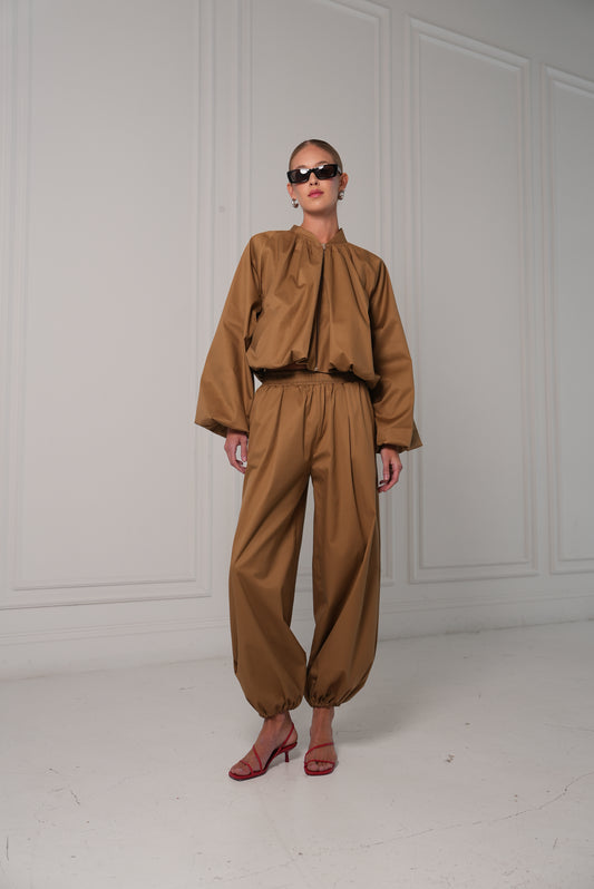 Bubble Jacket - Camel BOTTOMS Parentezi