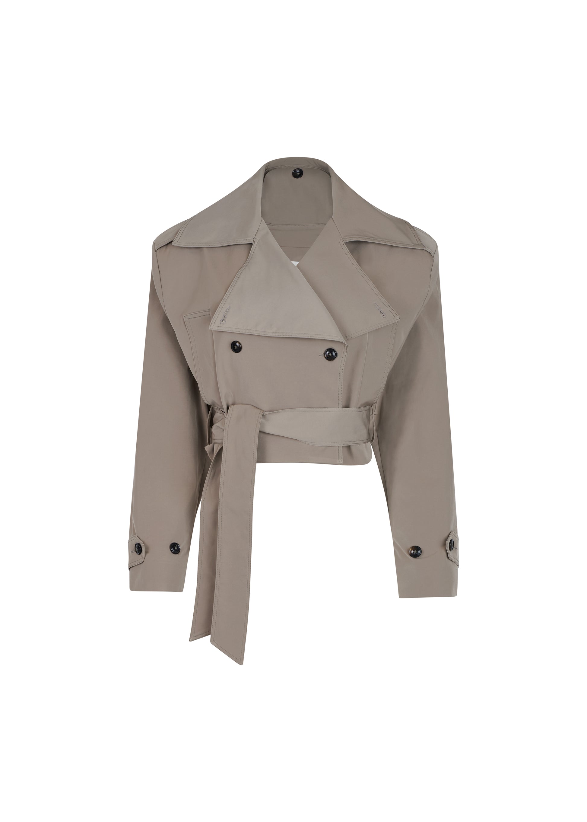 Celina Trench Jacket Tops Parentezi Taupe XS