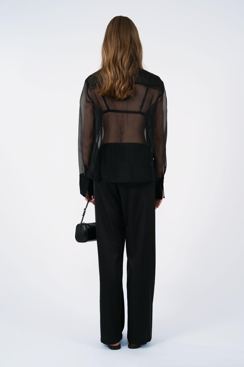 Clara Satin Pant -Black BOTTOMS Parentezi