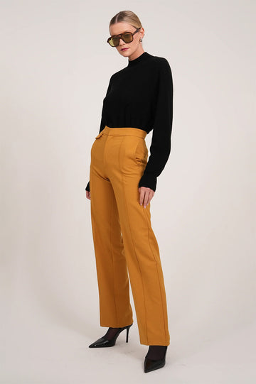 Hadley Trouser - Amber BOTTOMS Parentezi XS Mustard