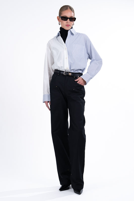 Nina Shirt - White/Blue